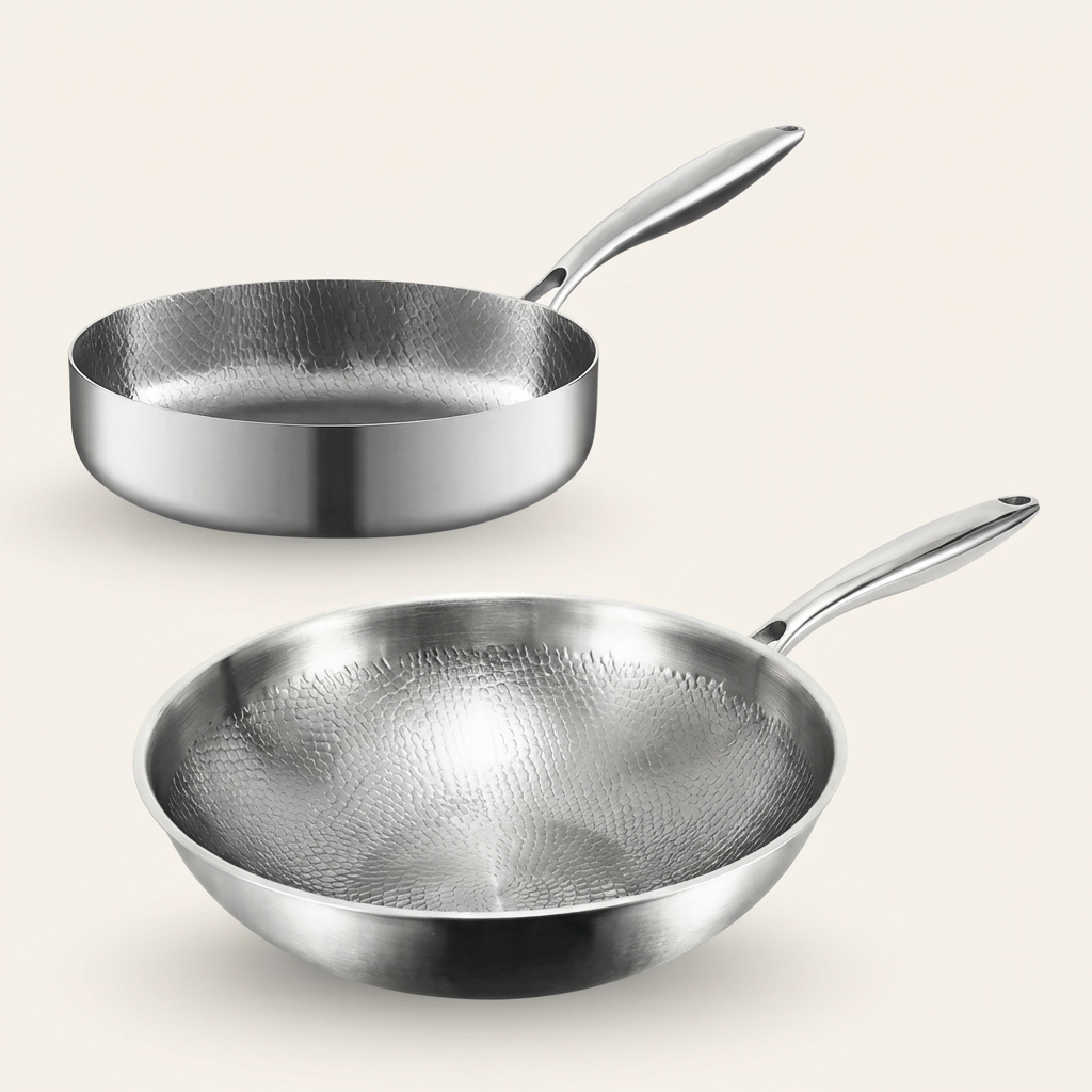 Titanium Wok- & Koekenpanbundel