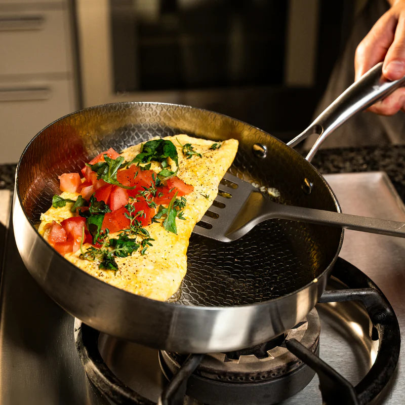 Pure Titanium Hammered Deep Pan