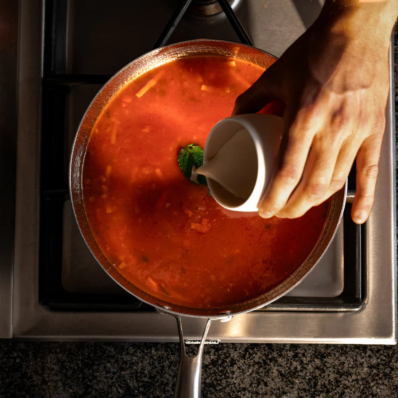 Pure Titanium Hammered Deep Pan