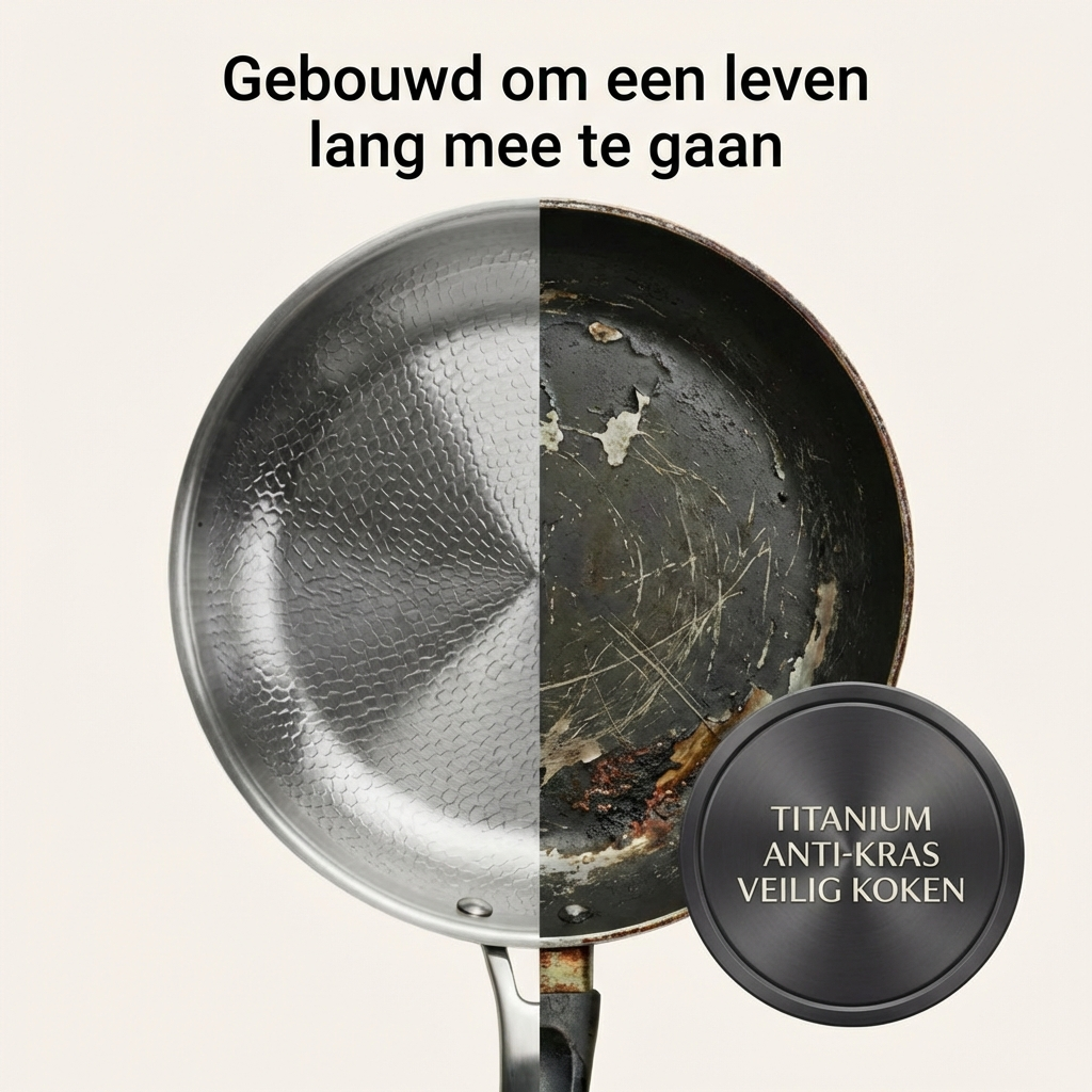Titanium Wok- & Koekenpanbundel