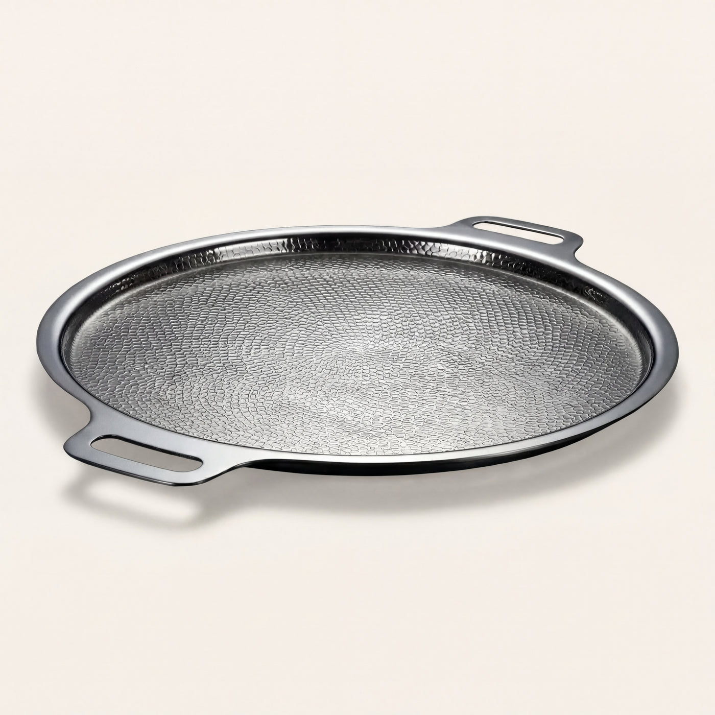 Pure Titanium Hammered Pizza Steel