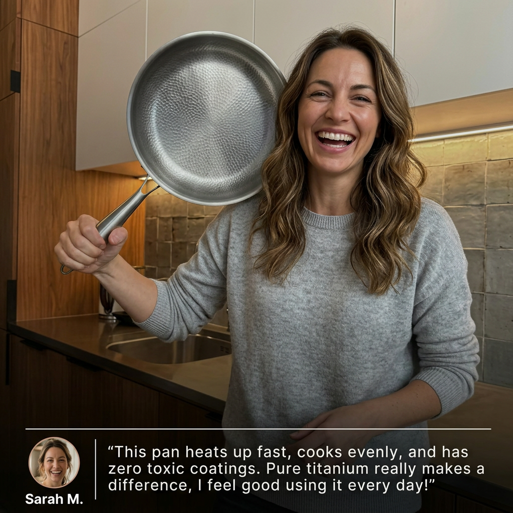 Pure Titanium Wok Pan Pro
