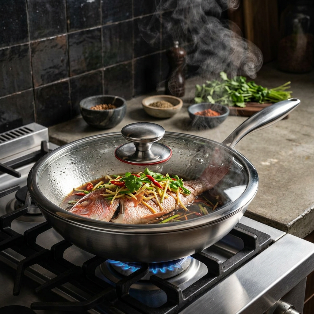 Pure Titanium Wok Pan Pro