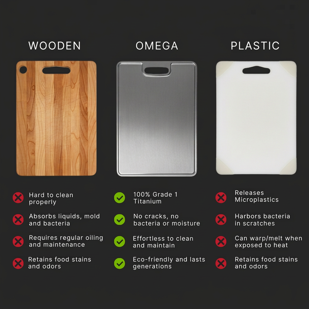 Pure Titanium Cutting Board V1